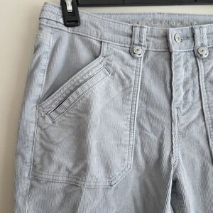 American Eagle Corduroy Pants Light Blue Straight Leg Size 8 Regular Real Good